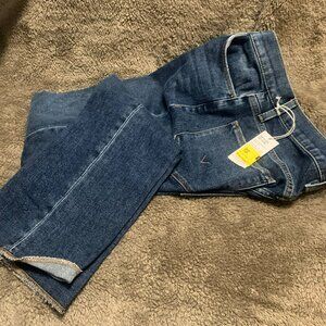 HUDSON BLAIR HIGH RISE STRAIGHT CROP JEANS